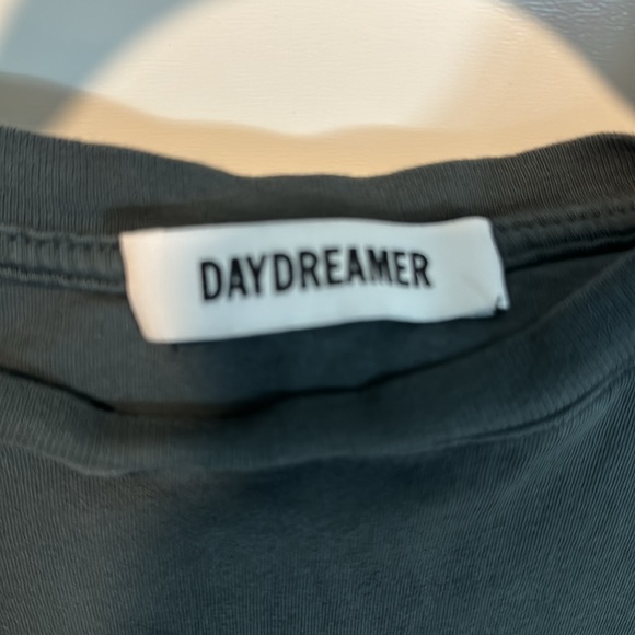 DAYDREAMER Rolling Stones 78 Ticket Boyfriend Tee in Vintage Black Size X-Small - Picture 4 of 5